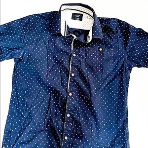 Level Ten Navy Blue Dresser Shirt